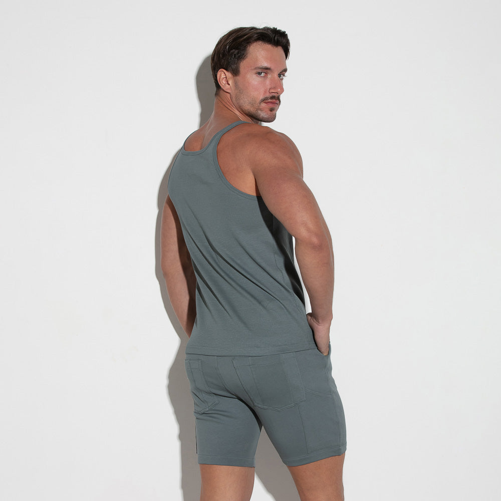  Basic Rib Tanktop – 3302 - underwear gay premium - moda gay masculina - Tripod Factory   