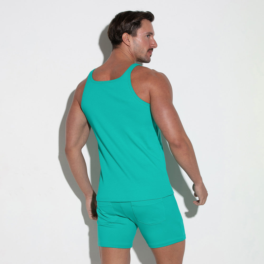  Basic Rib Tanktop – 3302 - underwear gay premium - moda gay masculina - Tripod Factory   