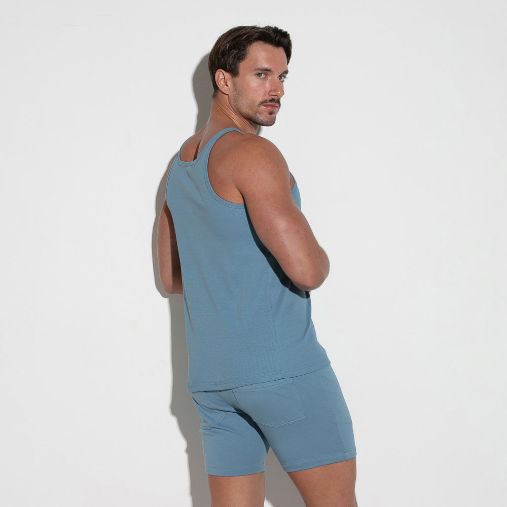  Basic Rib Tanktop – 3302 - underwear gay premium - moda gay masculina - Tripod Factory   