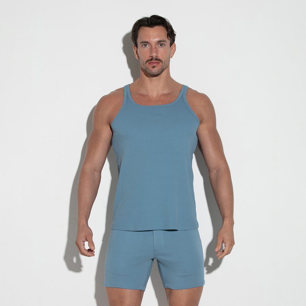  Basic Rib Tanktop – 3302 - underwear gay premium - moda gay masculina - Tripod Factory   