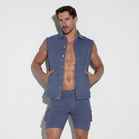  Billy Sleeveless Jacket – 9750 - underwear gay premium - moda gay masculina - Tripod Factory   
