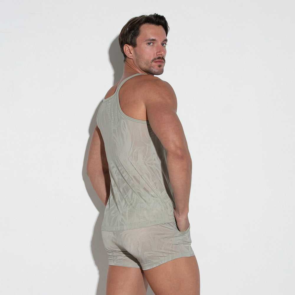  Brigade Sheer Tanktop – 9757 - underwear gay premium - moda gay masculina - Tripod Factory   