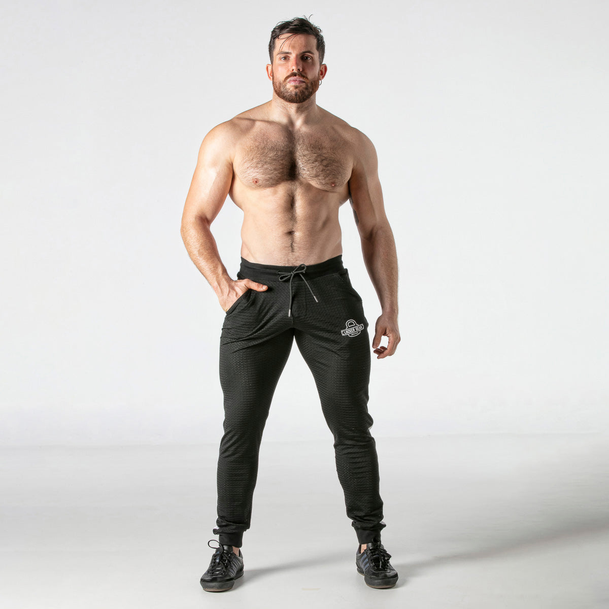  Mesh Back Zip Jogger LK0970 - underwear gay premium - moda gay masculina - Tripod Factory   