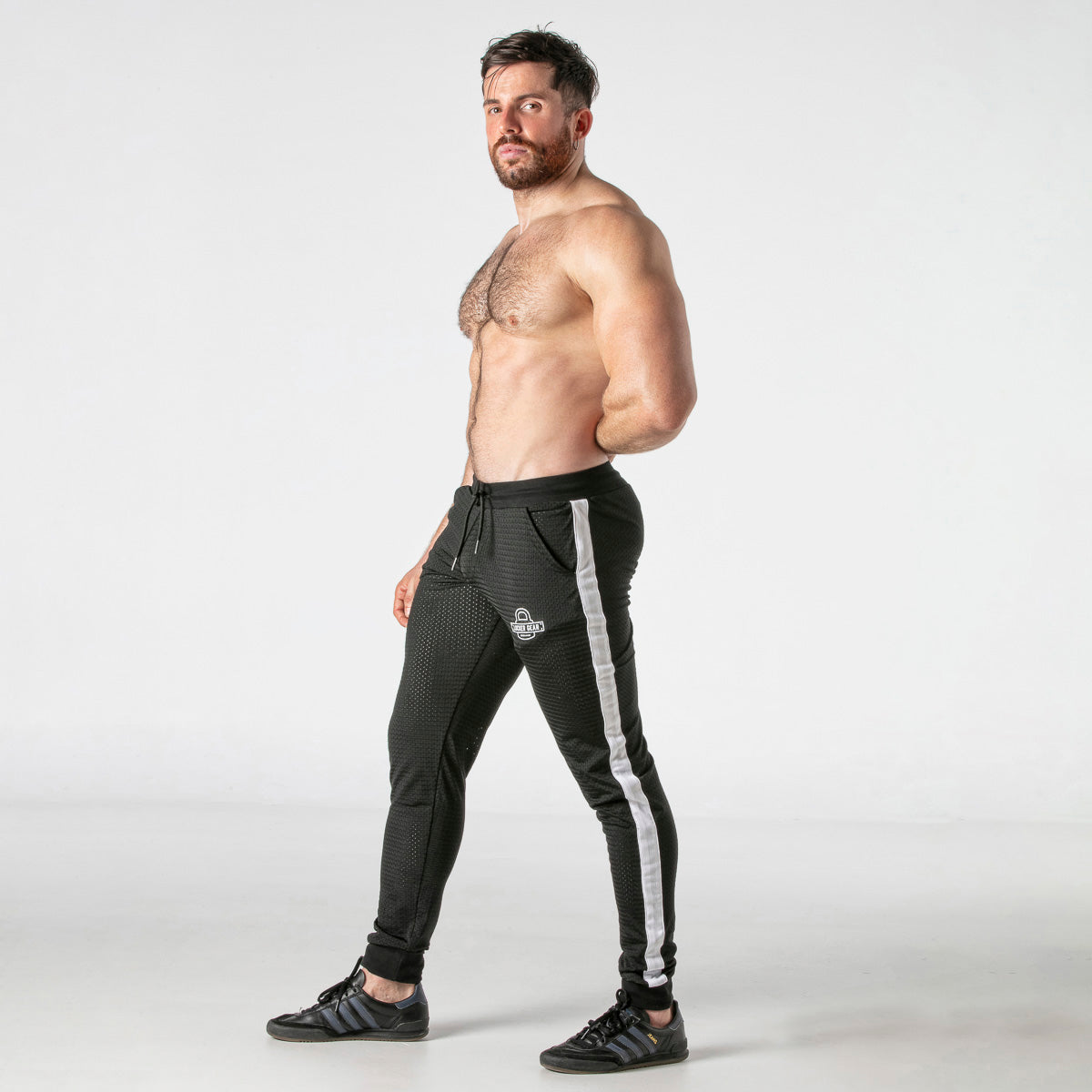  Mesh Back Zip Jogger LK0970 - underwear gay premium - moda gay masculina - Tripod Factory   