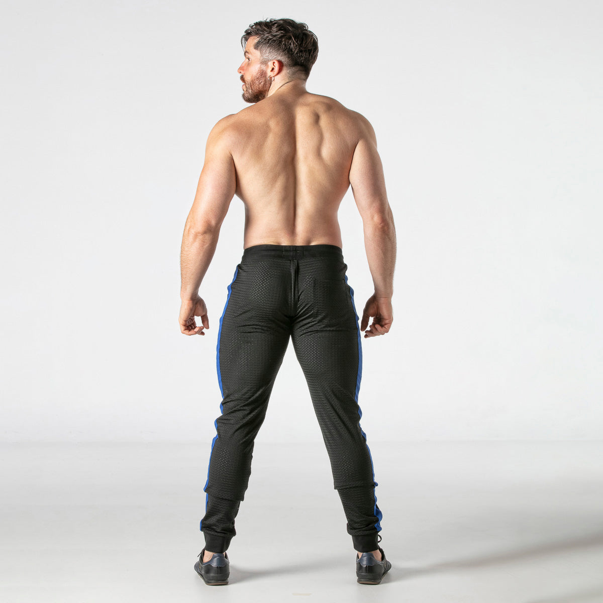  Mesh Back Zip Jogger LK0970 - underwear gay premium - moda gay masculina - Tripod Factory   
