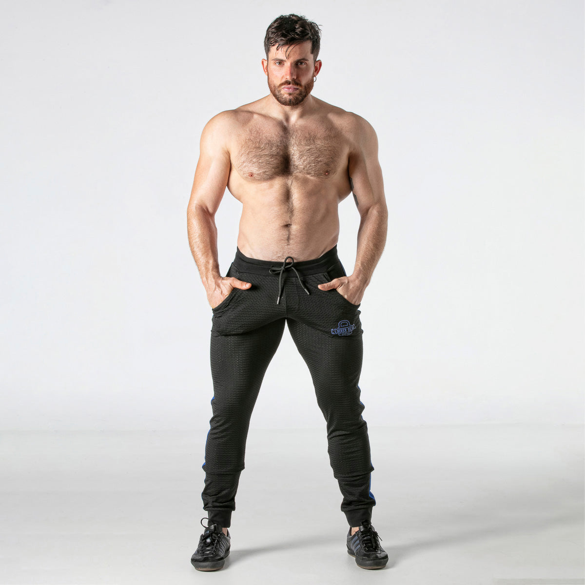  Mesh Back Zip Jogger LK0970 - underwear gay premium - moda gay masculina - Tripod Factory   