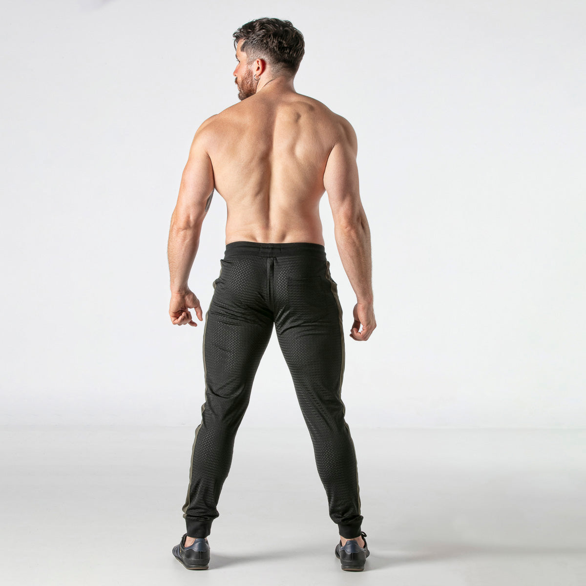  Mesh Back Zip Jogger LK0970 - underwear gay premium - moda gay masculina - Tripod Factory   