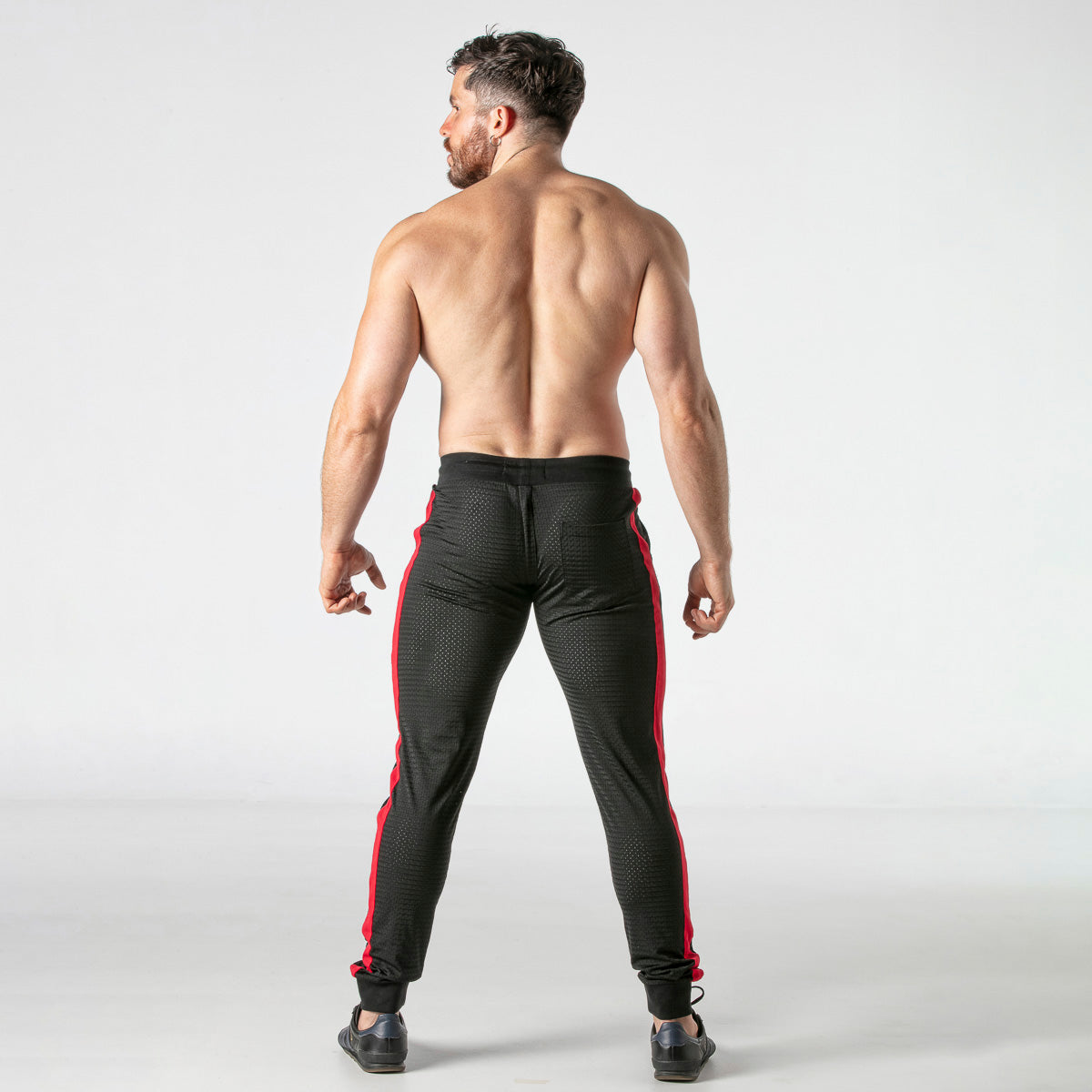  Mesh Back Zip Jogger LK0970 - underwear gay premium - moda gay masculina - Tripod Factory   