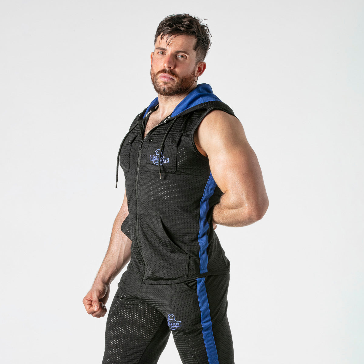  Mesh Hoody LK1056 - underwear gay premium - moda gay masculina - Tripod Factory   