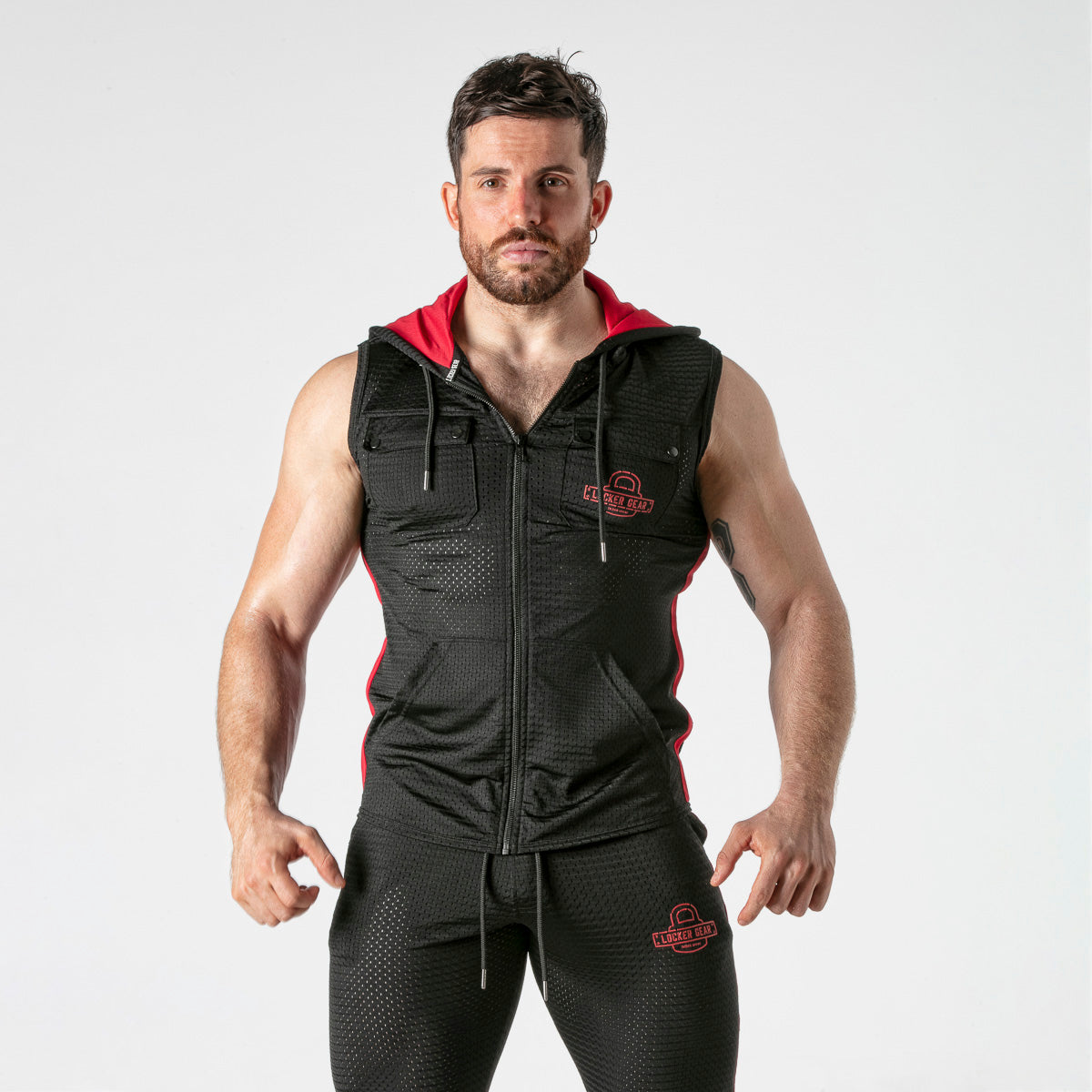  Mesh Hoody LK1056 - underwear gay premium - moda gay masculina - Tripod Factory   