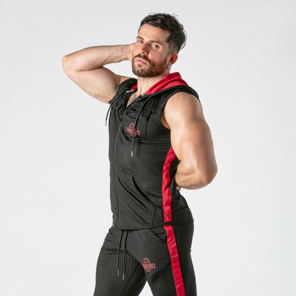  Mesh Hoody LK1056 - underwear gay premium - moda gay masculina - Tripod Factory   