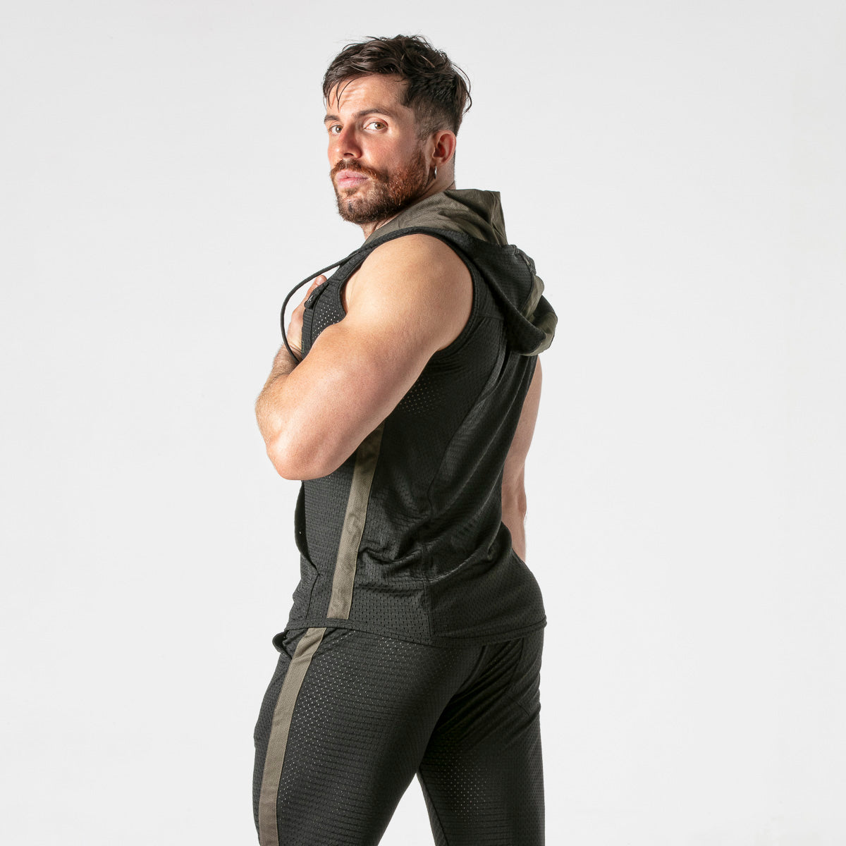  Mesh Hoody LK1056 - underwear gay premium - moda gay masculina - Tripod Factory   