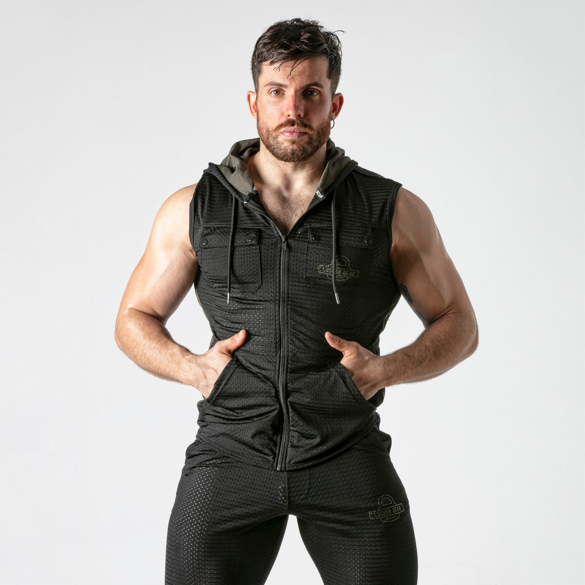  Mesh Hoody LK1056 - underwear gay premium - moda gay masculina - Tripod Factory   