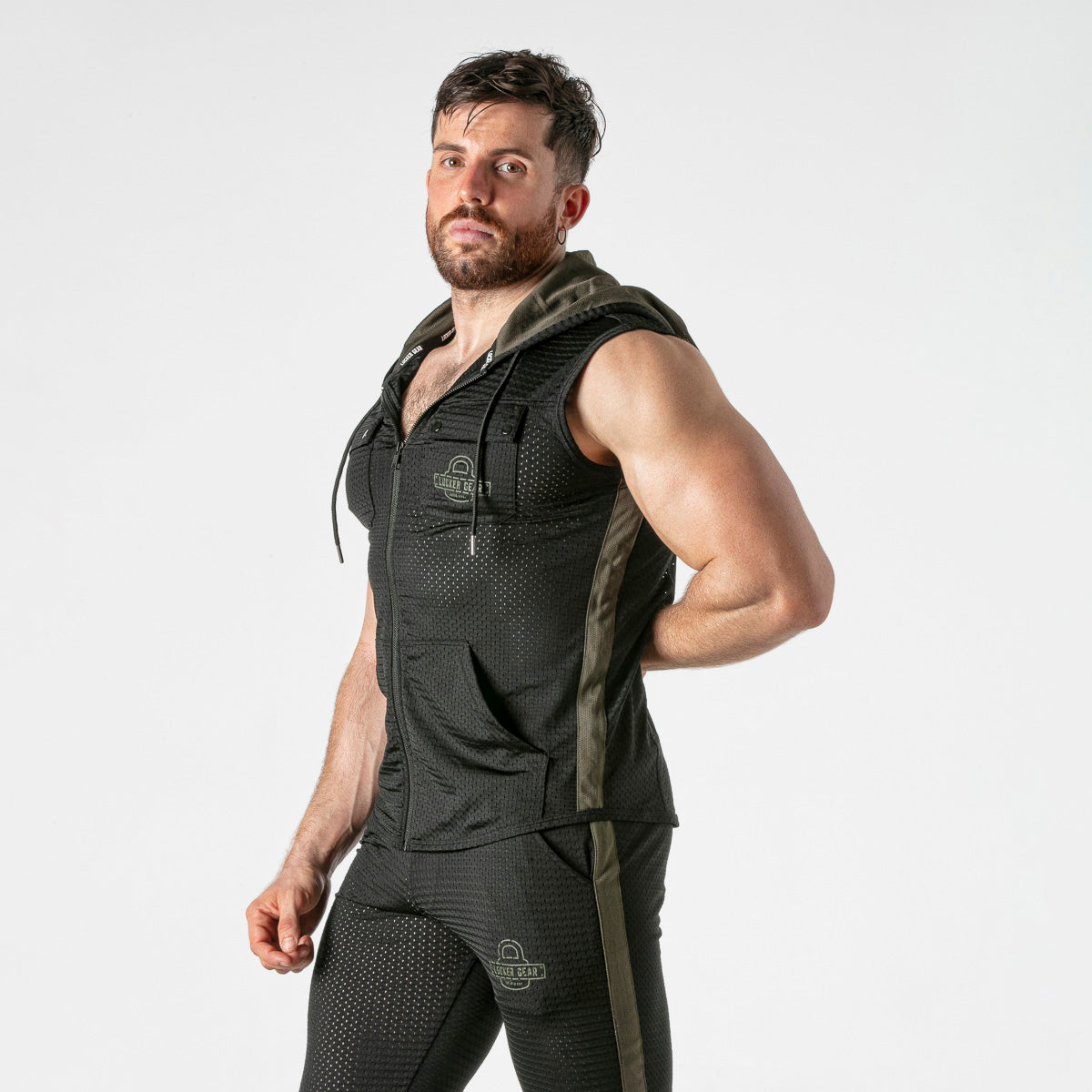  Mesh Hoody LK1056 - underwear gay premium - moda gay masculina - Tripod Factory   