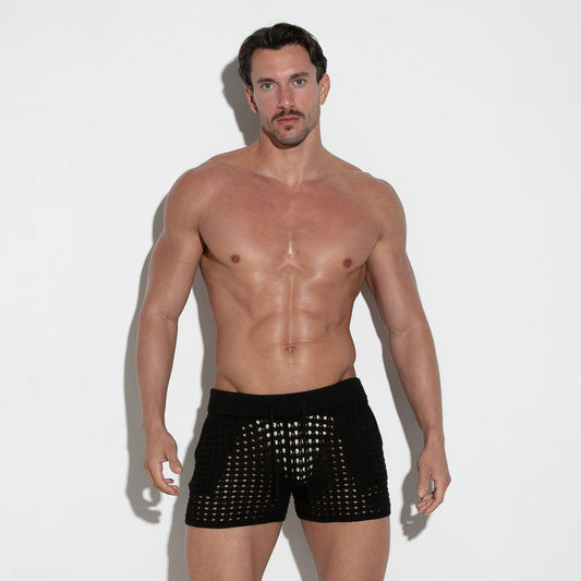  Mesh Mini Short – 7010 - underwear gay premium - moda gay masculina - Tripod Factory   