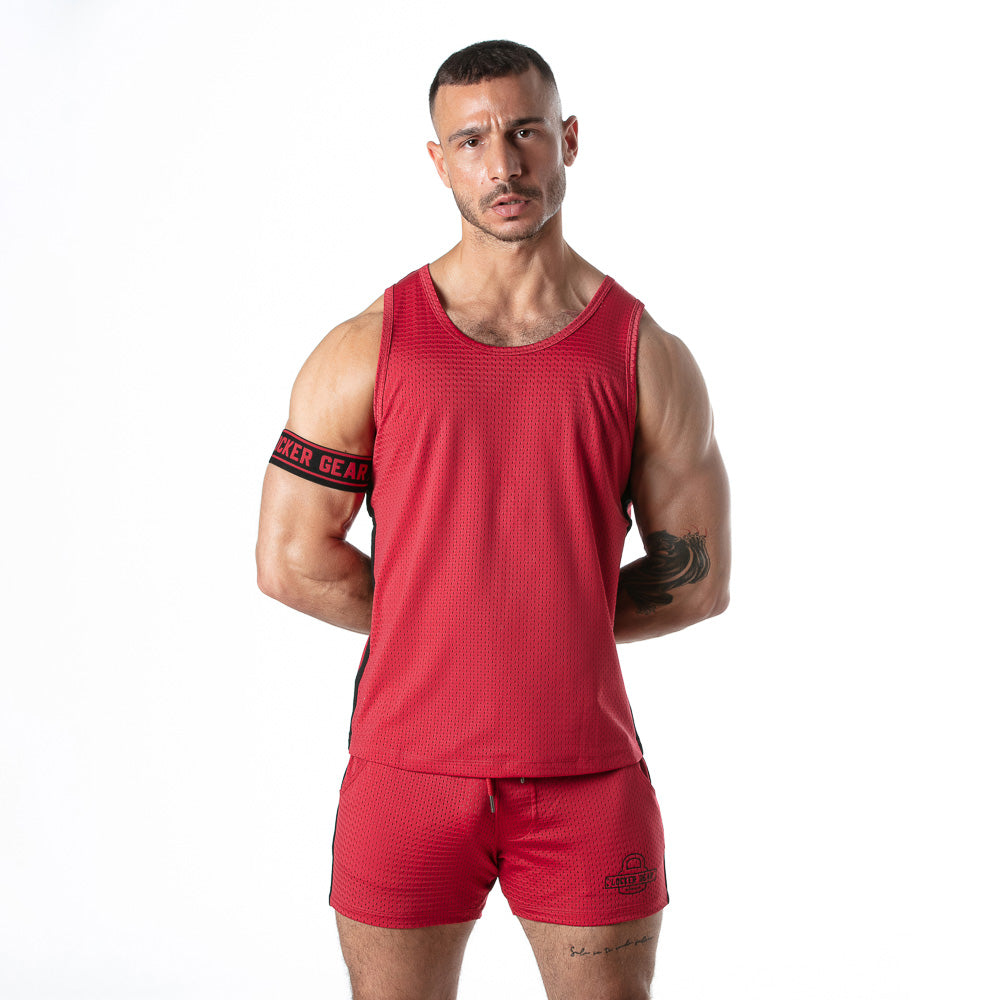  Mesh Tanktop LK1061 - underwear gay premium - moda gay masculina - Tripod Factory   
