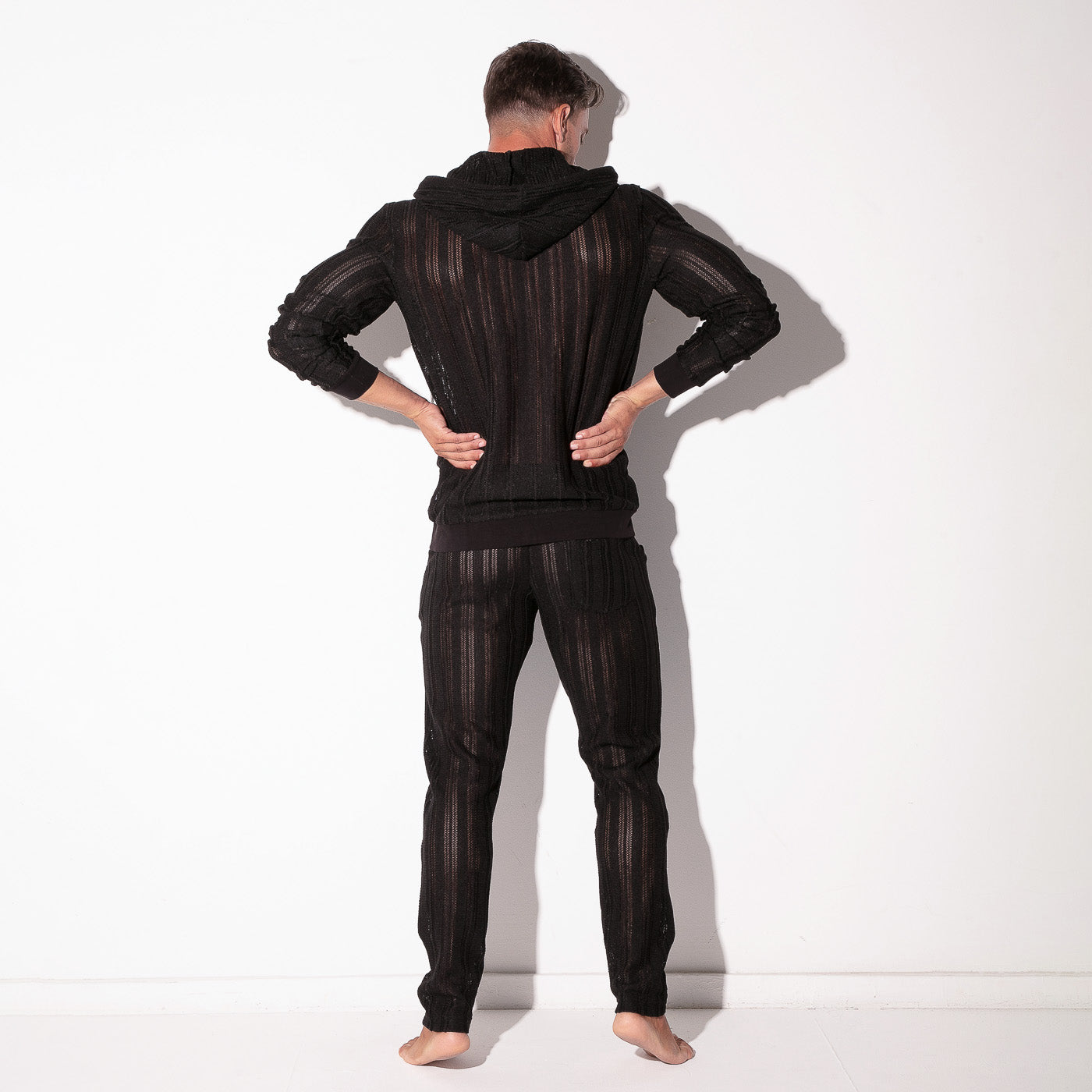  Oasis Mesh Hoody – 9767 - underwear gay premium - moda gay masculina - Tripod Factory   