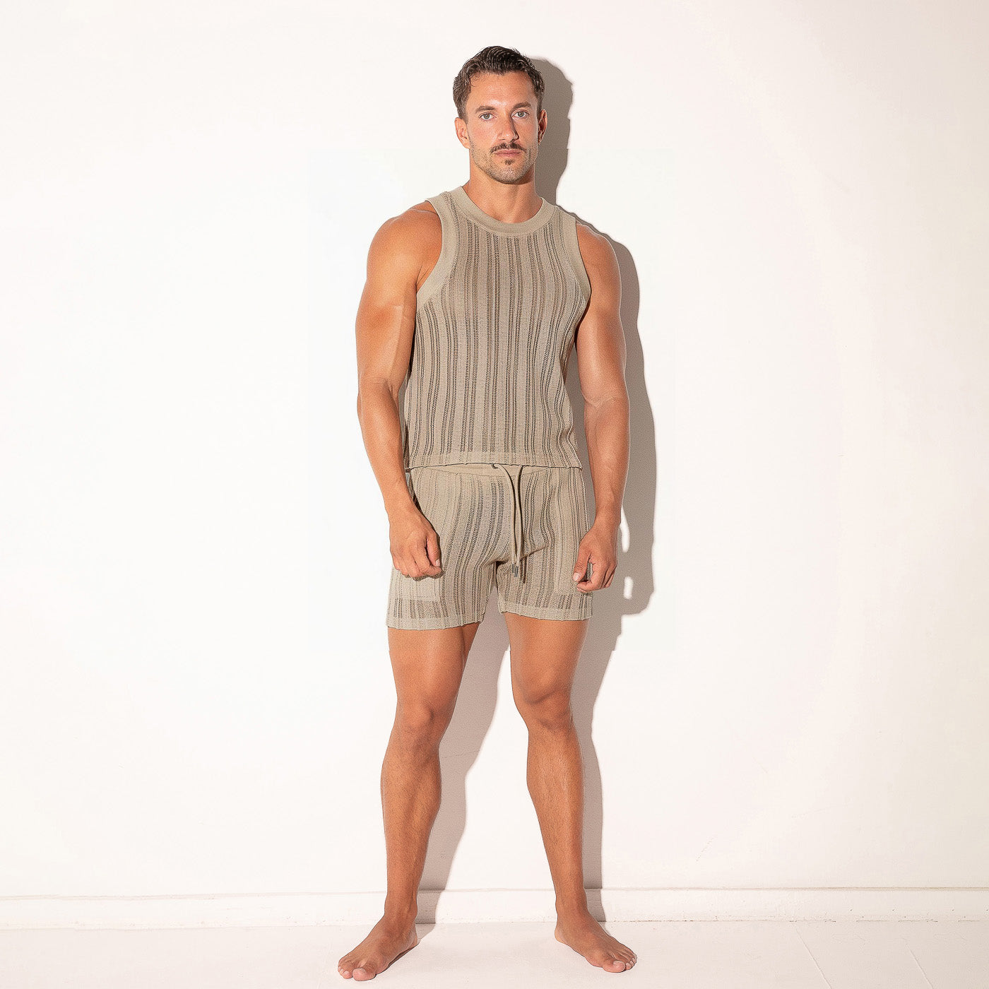  Oasis Open Work Tanktop – 9769 - underwear gay premium - moda gay masculina - Tripod Factory   