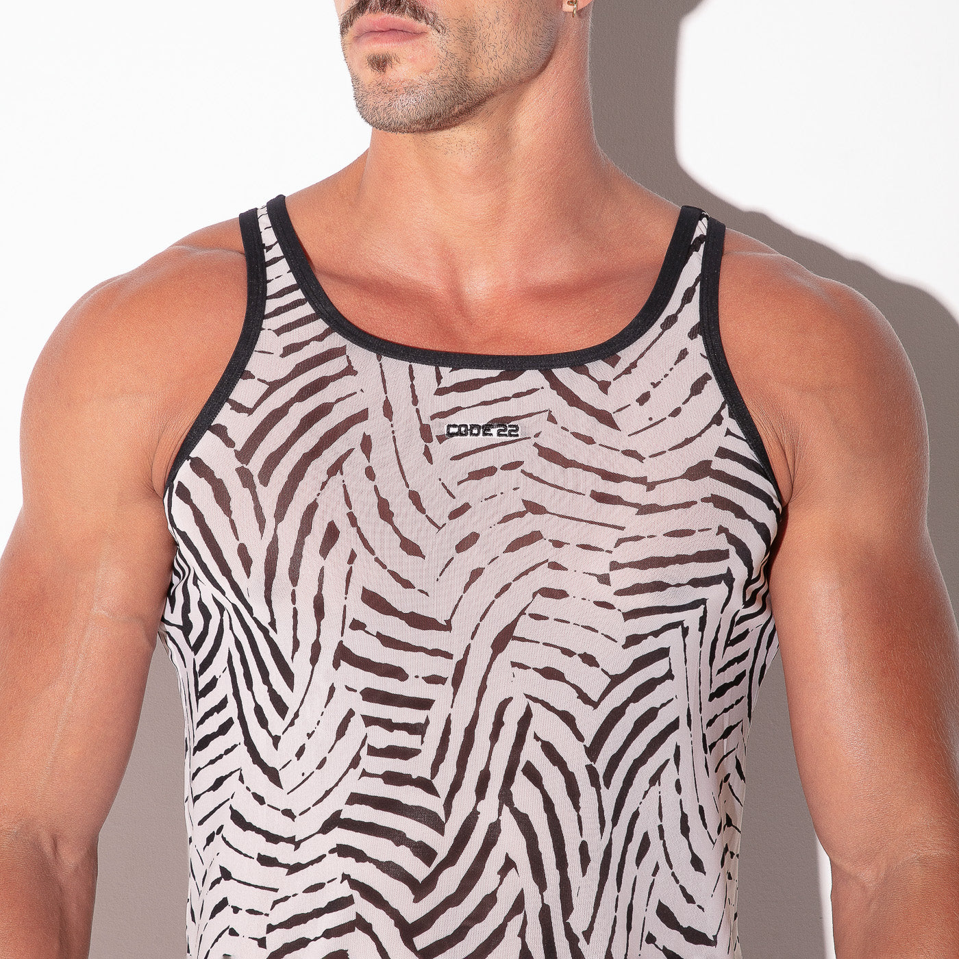  Savanna Mesh Tanktop – 2197 - underwear gay premium - moda gay masculina - Tripod Factory   