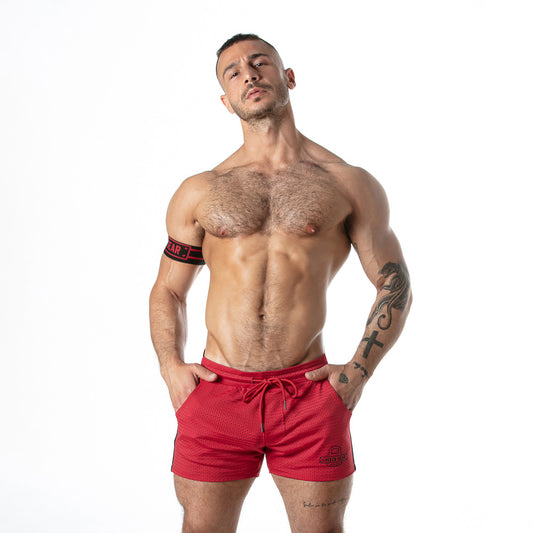  Sport Mesh Back Zip Short LK0974 - underwear gay premium - moda gay masculina - Tripod Factory   