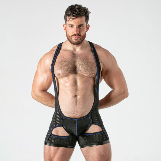  Zip Singlet LK0633 - underwear gay premium - moda gay masculina - Tripod Factory   