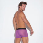 Boxer Morado con Transparencia de Tripod. Comodidad y provocación en una sola prenda