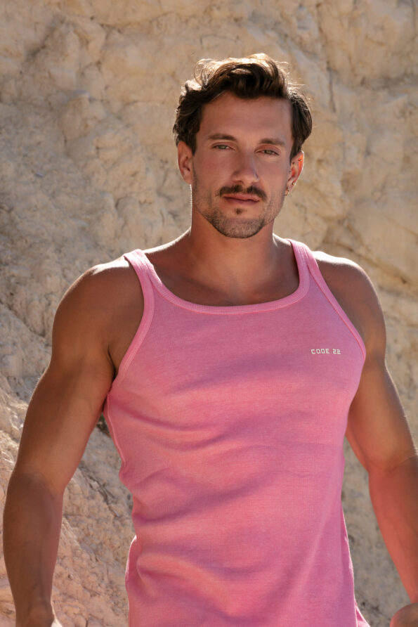 CAMISETA TIRANTES VINTAGE ROSA