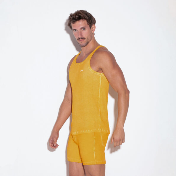 CAMISETA TIRANTES VINTAGE AMARILLO