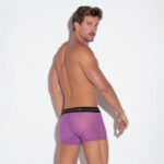 Boxer transparente morado