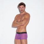 Boxer transparente morado