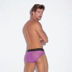 Slip transparente hombre negro